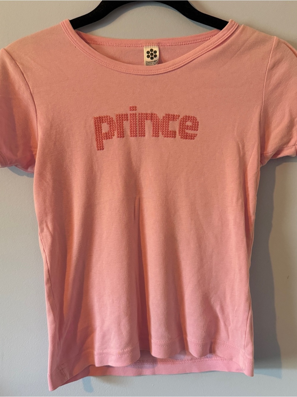 ClassicGirl by American Apparel Pink 'Prince' Short Sleeve Babydoll Tee